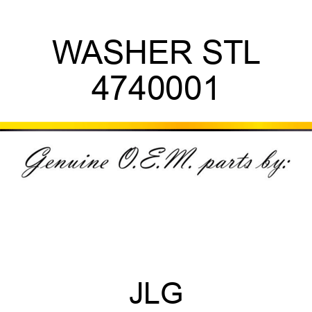 WASHER STL 4740001