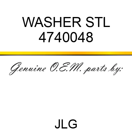 WASHER STL 4740048