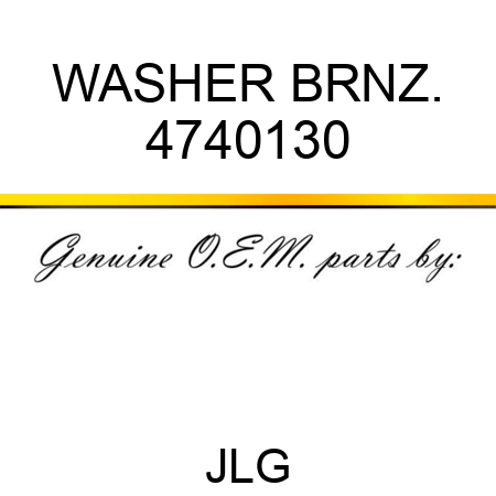 WASHER BRNZ. 4740130