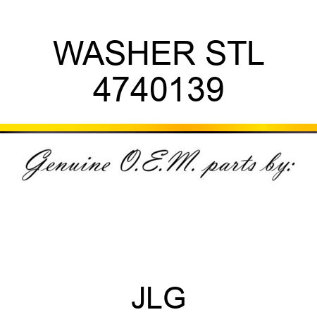 WASHER STL 4740139