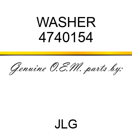 WASHER 4740154