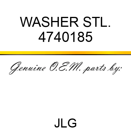 WASHER STL. 4740185
