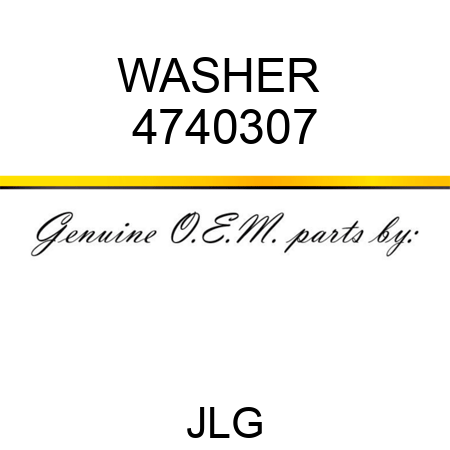 WASHER  4740307