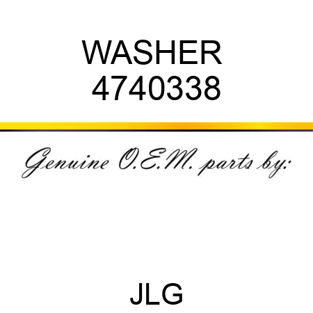 WASHER  4740338