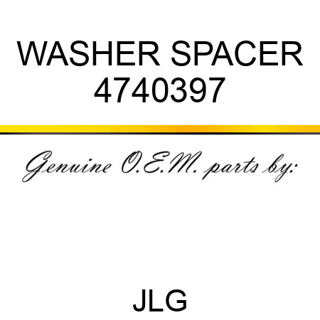 WASHER SPACER 4740397