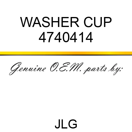 WASHER CUP 4740414