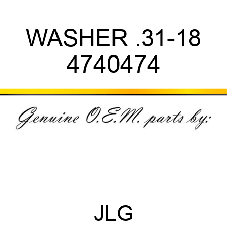 WASHER .31-18 4740474