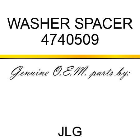WASHER SPACER 4740509