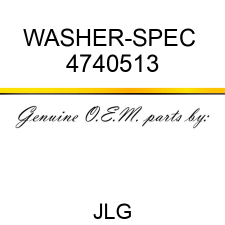 WASHER-SPEC  4740513