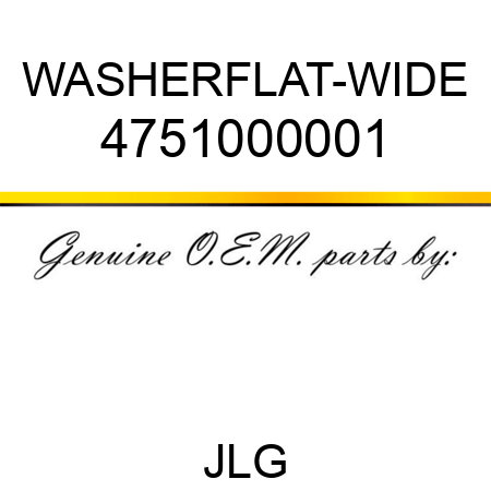 WASHERFLAT-WIDE 4751000001