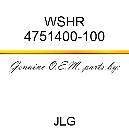 WSHR 4751400-100