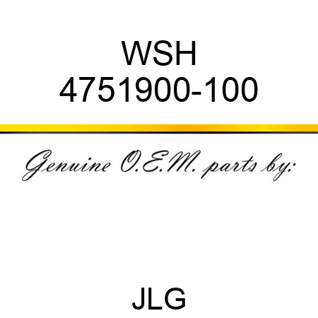 WSH 4751900-100