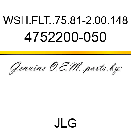 WSH.FLT..75.81-2.00.148 4752200-050