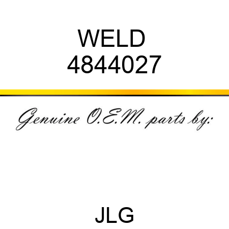 WELD  4844027