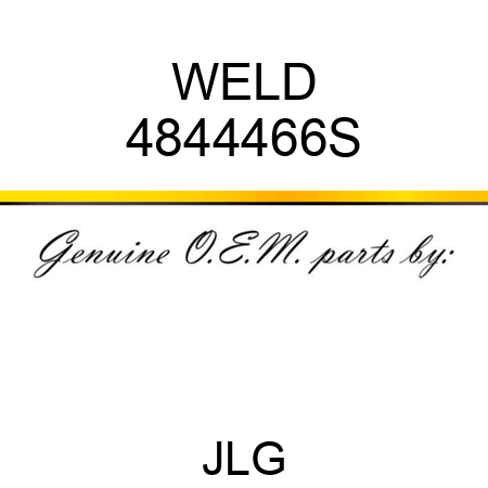 WELD 4844466S