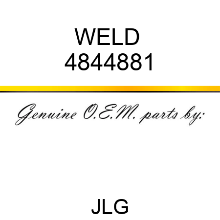 WELD  4844881