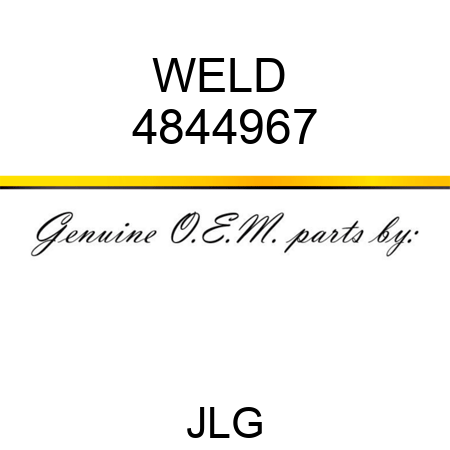 WELD  4844967