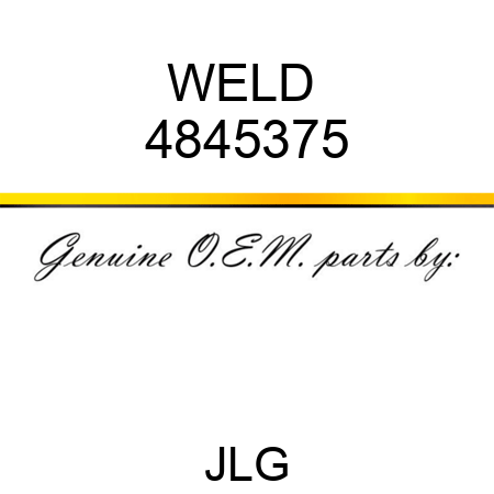 WELD  4845375