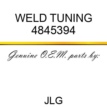 WELD TUNING 4845394