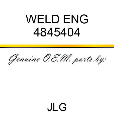 WELD ENG 4845404