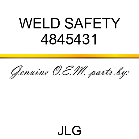 WELD SAFETY 4845431