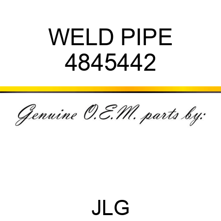 WELD PIPE 4845442