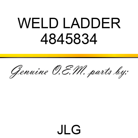 WELD LADDER 4845834