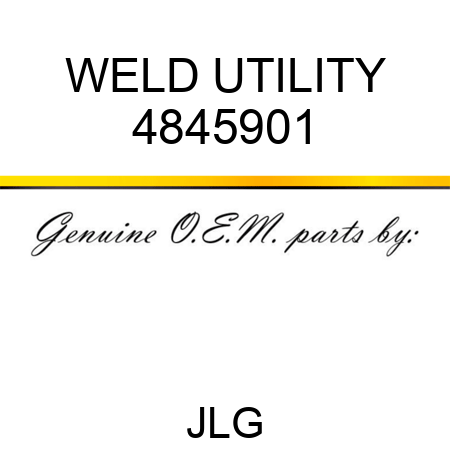 WELD UTILITY 4845901