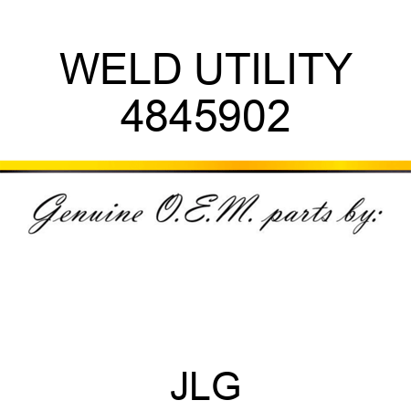 WELD UTILITY 4845902