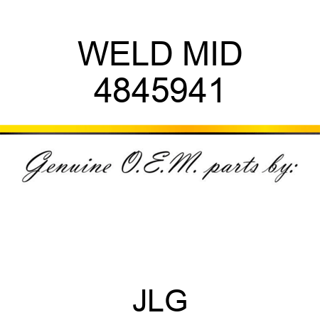 WELD MID 4845941