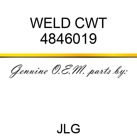 WELD CWT 4846019
