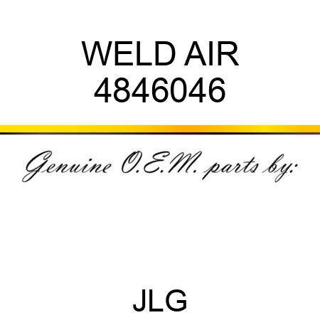 WELD AIR 4846046