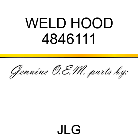 WELD HOOD 4846111