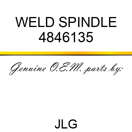 WELD SPINDLE 4846135