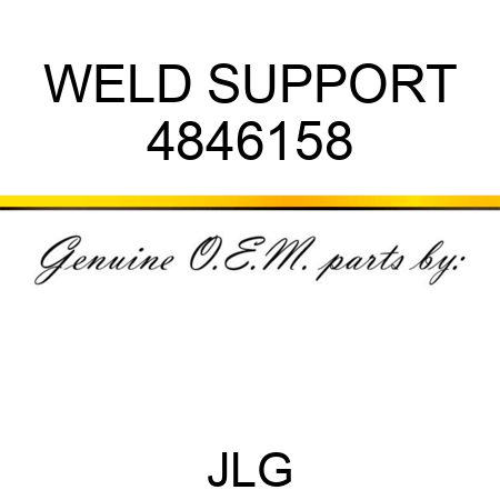WELD SUPPORT 4846158