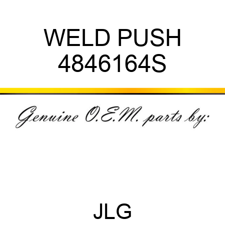 WELD PUSH 4846164S