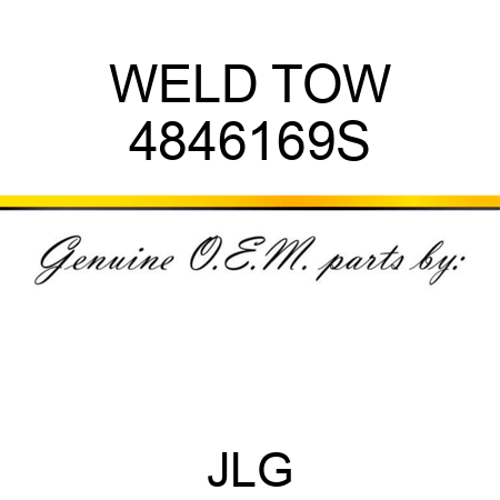 WELD TOW 4846169S