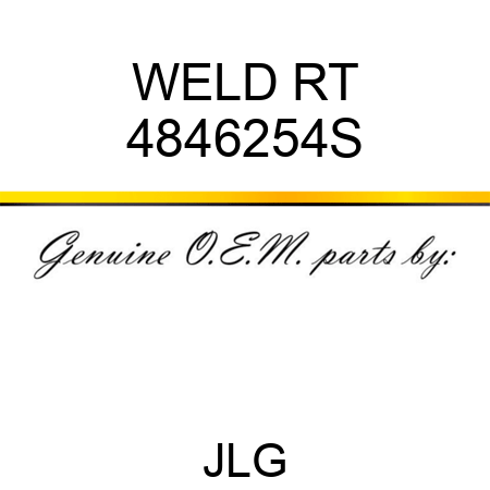 WELD RT 4846254S