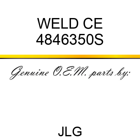 WELD CE 4846350S