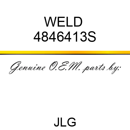 WELD  4846413S