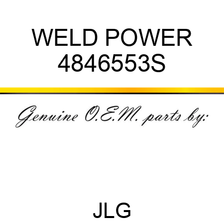 WELD POWER 4846553S