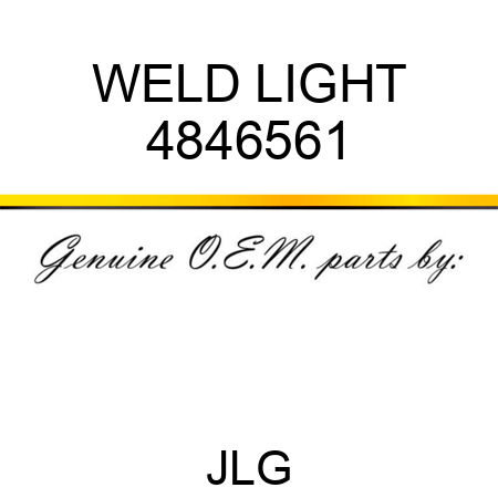 WELD LIGHT 4846561