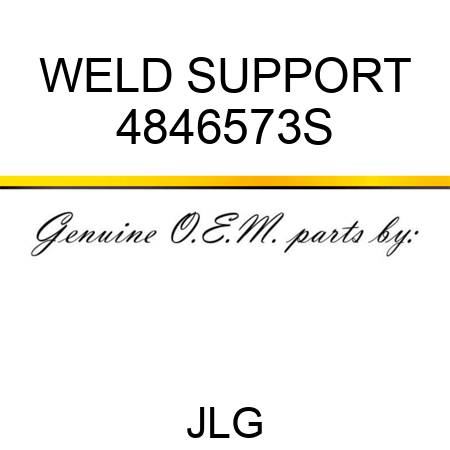 WELD SUPPORT 4846573S