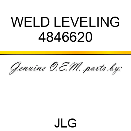 WELD LEVELING 4846620