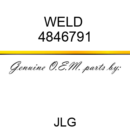 WELD  4846791