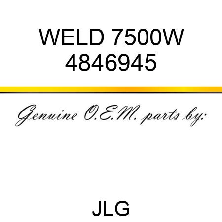 WELD 7500W 4846945