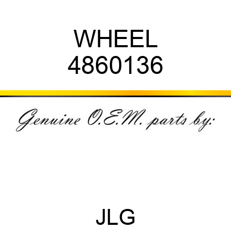 WHEEL 4860136