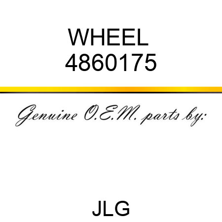 WHEEL  4860175