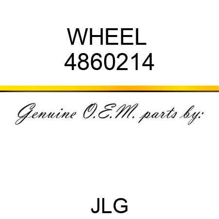 WHEEL  4860214