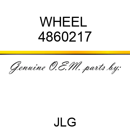 WHEEL  4860217